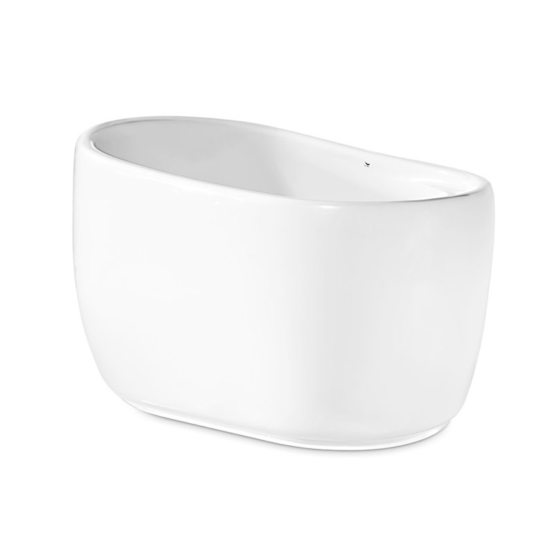 StreamlineBath 51" Streamline Freestanding Soaking Acrylic Bathtub With
